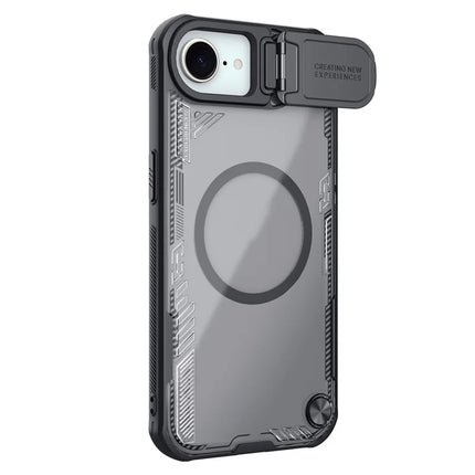 NILLKIN Iceblade Prop For iPhone 16e Case Compatible with MagSafe Lens Cover Kickstand PC + TPU Phone Cover