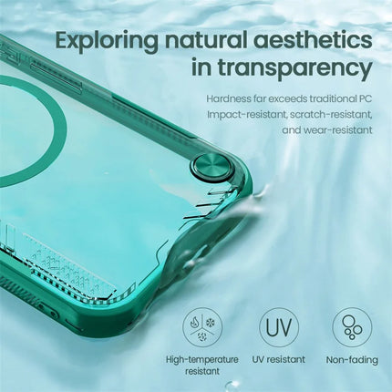 NILLKIN Iceblade Prop For iPhone 16e Case Compatible with MagSafe Lens Cover Kickstand PC + TPU Phone Cover