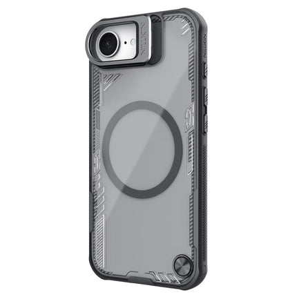 NILLKIN Iceblade Prop For iPhone 16e Case Compatible with MagSafe Lens Frame Kickstand PC + TPU Phone Cover