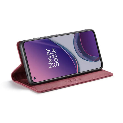 For OnePlus 8T Wallet Case AUTSPACE A01 Leather Stand Cover with RFID Blocking Card Holder