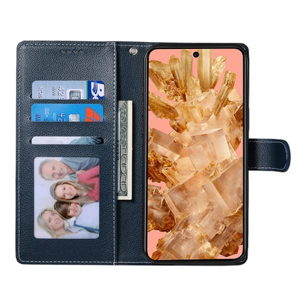 For Google Pixel 8 Case Litchi Texture Leather Wallet Phone Cover Magnetic Snap