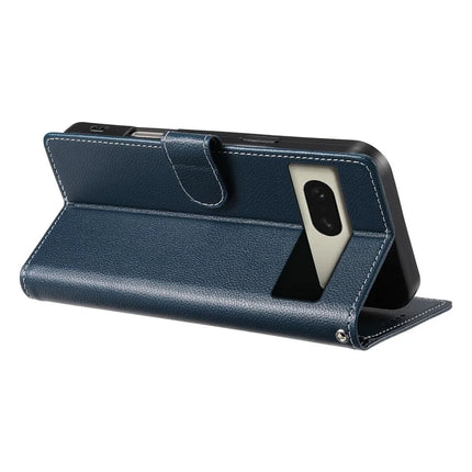For Google Pixel 8 Case Litchi Texture Leather Wallet Phone Cover Magnetic Snap