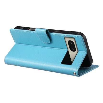 For Google Pixel 8 Case Litchi Texture Leather Wallet Phone Cover Magnetic Snap