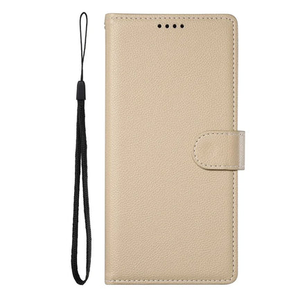 For Google Pixel 8 Pro Stand Case Litchi Texture Leather Wallet Phone Cover Magnetic Snap