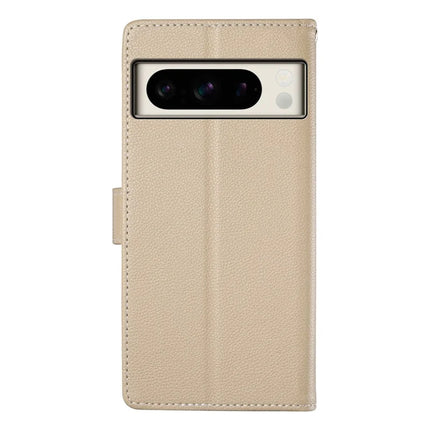 For Google Pixel 8 Pro Stand Case Litchi Texture Leather Wallet Phone Cover Magnetic Snap