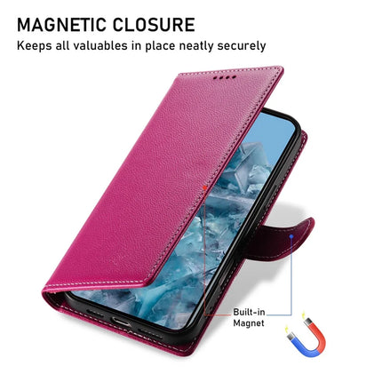 For Google Pixel 8 Pro Stand Case Litchi Texture Leather Wallet Phone Cover Magnetic Snap