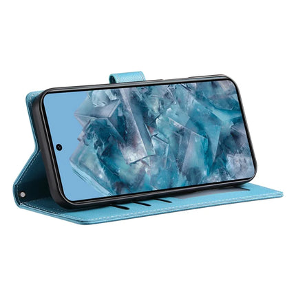 For Google Pixel 8 Pro Stand Case Litchi Texture Leather Wallet Phone Cover Magnetic Snap
