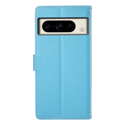 For Google Pixel 8 Pro Stand Case Litchi Texture Leather Wallet Phone Cover Magnetic Snap