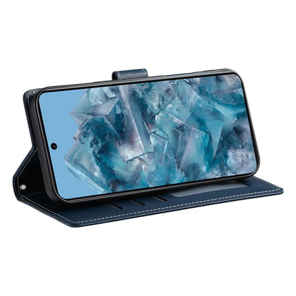 For Google Pixel 8 Pro Stand Case Litchi Texture Leather Wallet Phone Cover Magnetic Snap