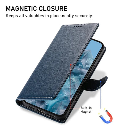 For Google Pixel 8 Pro Stand Case Litchi Texture Leather Wallet Phone Cover Magnetic Snap