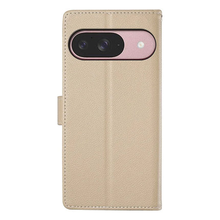 For Google Pixel 9 / Pixel 9 Pro Case Litchi Texture Leather Wallet Phone Cover Magnetic Snap