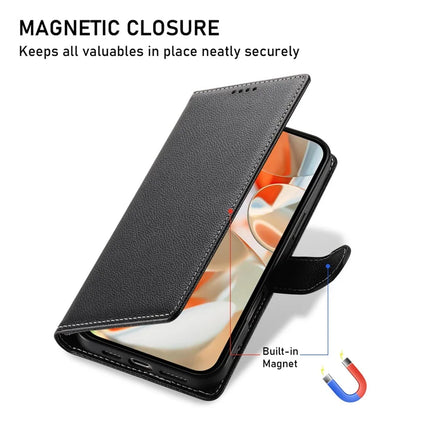 For Google Pixel 9 / Pixel 9 Pro Case Litchi Texture Leather Wallet Phone Cover Magnetic Snap