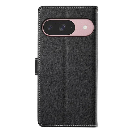 For Google Pixel 9 / Pixel 9 Pro Case Litchi Texture Leather Wallet Phone Cover Magnetic Snap