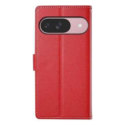 For Google Pixel 9 / Pixel 9 Pro Case Litchi Texture Leather Wallet Phone Cover Magnetic Snap