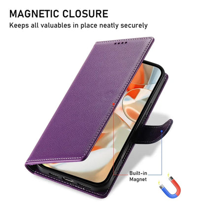 For Google Pixel 9 Pro XL Stand Case Litchi Texture Leather Wallet Phone Cover Magnetic Snap