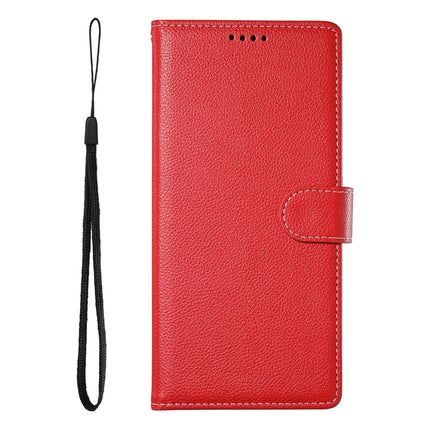 DF-012 For Google Pixel 9a Case Litchi Texture Leather Magnetic Clasp Wallet Stand Phone Cover
