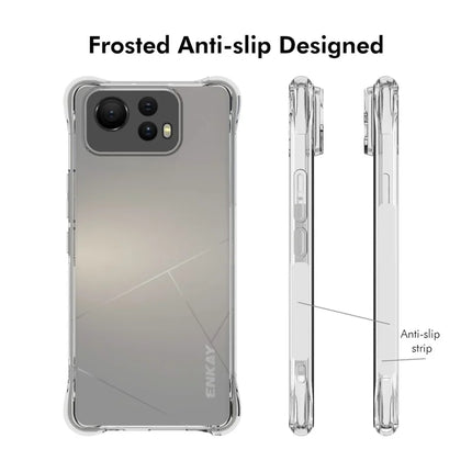 For Asus Zenfone 12 Ultra 5G Clear Phone Case ENKAY HAT PRINCE Shockproof Anti-slip TPU Cover