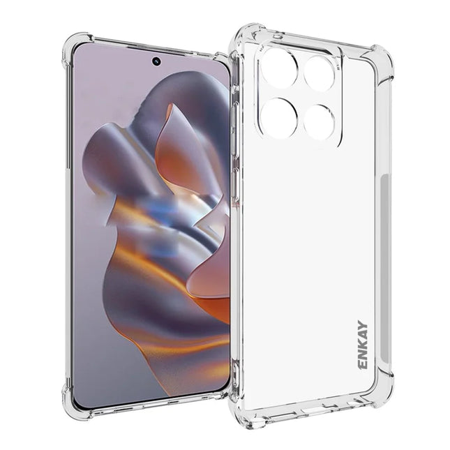 For Motorola Moto G Stylus 5G (2025) Clear Phone Case ENKAY HAT PRINCE Shockproof Anti-slip TPU Cover - Transparent