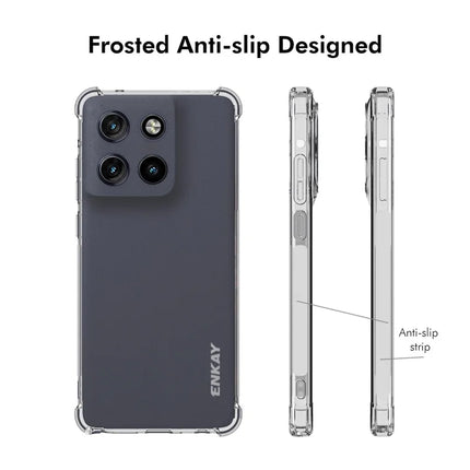 For Motorola Moto G Stylus 5G (2025) Clear Phone Case ENKAY HAT PRINCE Shockproof Anti-slip TPU Cover