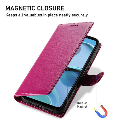 For Motorola Moto G14 4G / G54 5G Case Litchi Texture Leather Wallet Phone Cover Magnetic Snap