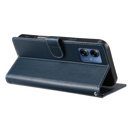 For Motorola Moto G14 4G / G54 5G Case Litchi Texture Leather Wallet Phone Cover Magnetic Snap