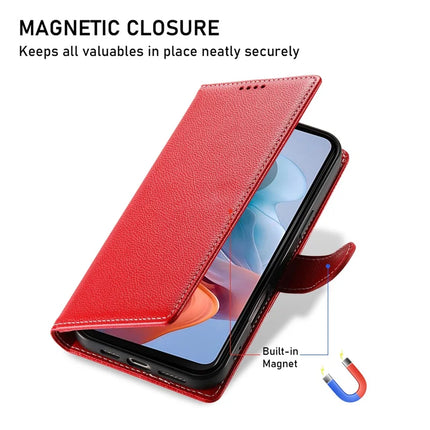 DF-012 For Motorola Moto G45 5G / G34 5G Case Litchi Texture Leather Magnetic Clasp Wallet Stand Phone Cover