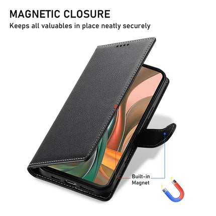 DF-012 For Motorola Moto G75 5G Case Litchi Texture Leather Magnetic Clasp Wallet Stand Phone Cover