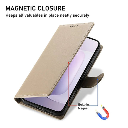 DF-012 For Honor 300 Pro Case Litchi Texture Leather Magnetic Clasp Wallet Stand Phone Cover
