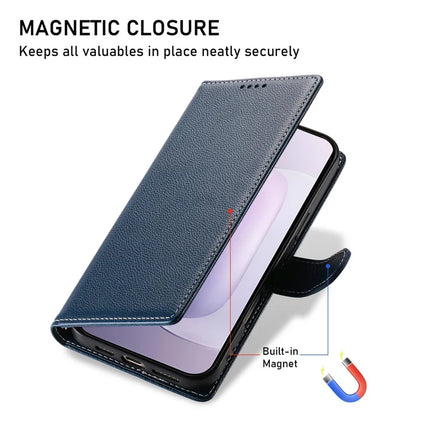 DF-012 For Honor 300 Pro Case Litchi Texture Leather Magnetic Clasp Wallet Stand Phone Cover