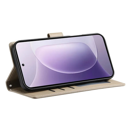 DF-012 For Honor 300 Case Litchi Texture Leather Magnetic Clasp Wallet Stand Phone Cover