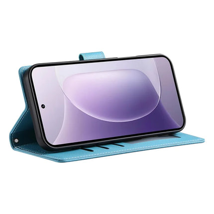 DF-012 For Honor 300 Case Litchi Texture Leather Magnetic Clasp Wallet Stand Phone Cover