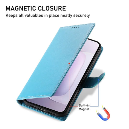 DF-012 For Honor 300 Case Litchi Texture Leather Magnetic Clasp Wallet Stand Phone Cover