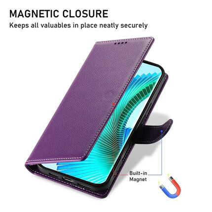 DF-012 Case for Honor X60 Pro 5G / X9c 5G / Magic7 Lite 5G Leather Cover Litchi Texture Wallet Stand Phone Shell