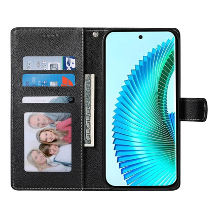 DF-012 Case for Honor X60 Pro 5G / X9c 5G / Magic7 Lite 5G Leather Cover Litchi Texture Wallet Stand Phone Shell