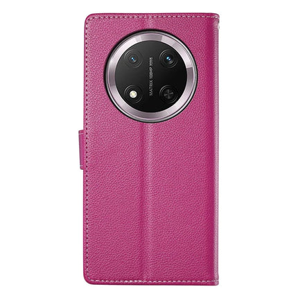 DF-012 Case for Honor X60 Pro 5G / X9c 5G / Magic7 Lite 5G Leather Cover Litchi Texture Wallet Stand Phone Shell