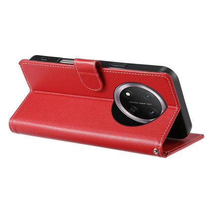 DF-012 Case for Honor X60 Pro 5G / X9c 5G / Magic7 Lite 5G Leather Cover Litchi Texture Wallet Stand Phone Shell