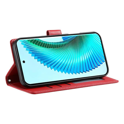 DF-012 Case for Honor X60 Pro 5G / X9c 5G / Magic7 Lite 5G Leather Cover Litchi Texture Wallet Stand Phone Shell