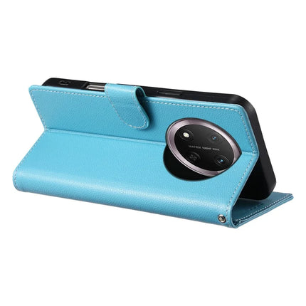 DF-012 Case for Honor X60 Pro 5G / X9c 5G / Magic7 Lite 5G Leather Cover Litchi Texture Wallet Stand Phone Shell