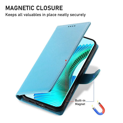 DF-012 Case for Honor X60 Pro 5G / X9c 5G / Magic7 Lite 5G Leather Cover Litchi Texture Wallet Stand Phone Shell
