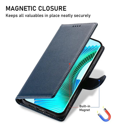 DF-012 Case for Honor X60 Pro 5G / X9c 5G / Magic7 Lite 5G Leather Cover Litchi Texture Wallet Stand Phone Shell