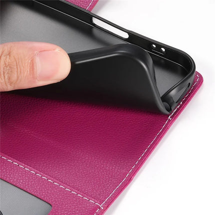 DF-012 For OnePlus Nord CE4 5G Case Litchi Texture Leather Magnetic Clasp Wallet Stand Phone Cover