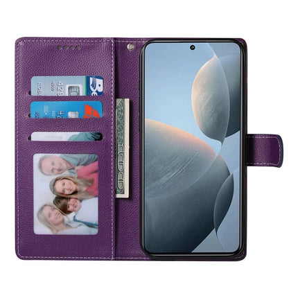 DF-012 For OnePlus Nord CE4 Lite 5G Case Litchi Texture Leather Magnetic Clasp Wallet Stand Phone Cover