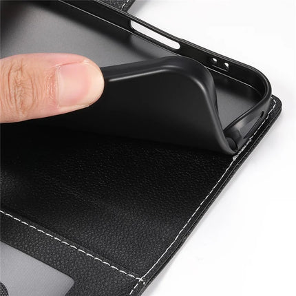 DF-012 For OnePlus Nord CE4 Lite 5G Case Litchi Texture Leather Magnetic Clasp Wallet Stand Phone Cover