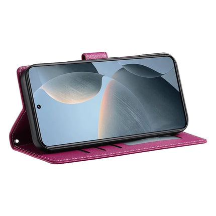 DF-012 For OnePlus Nord CE4 Lite 5G Case Litchi Texture Leather Magnetic Clasp Wallet Stand Phone Cover