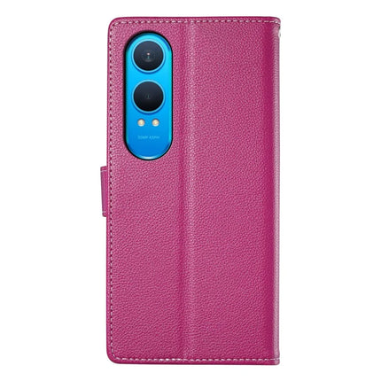 DF-012 For OnePlus Nord CE4 Lite 5G Case Litchi Texture Leather Magnetic Clasp Wallet Stand Phone Cover