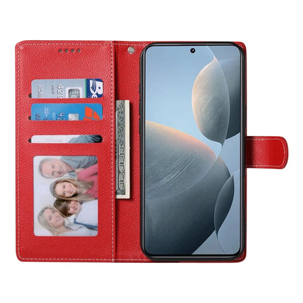 DF-012 For OnePlus Nord CE4 Lite 5G Case Litchi Texture Leather Magnetic Clasp Wallet Stand Phone Cover