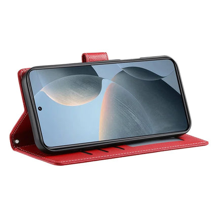 DF-012 For OnePlus Nord CE4 Lite 5G Case Litchi Texture Leather Magnetic Clasp Wallet Stand Phone Cover