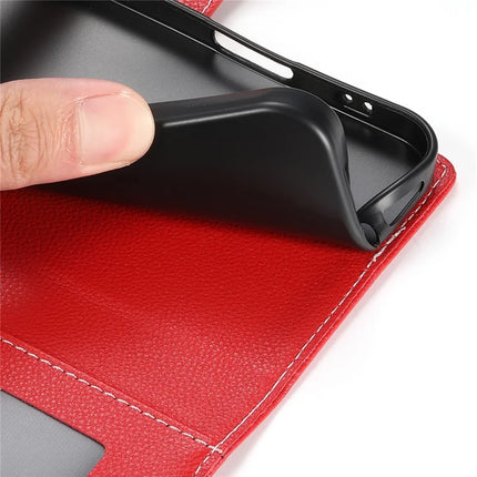 DF-012 For OnePlus Nord CE4 Lite 5G Case Litchi Texture Leather Magnetic Clasp Wallet Stand Phone Cover