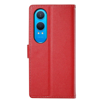 DF-012 For OnePlus Nord CE4 Lite 5G Case Litchi Texture Leather Magnetic Clasp Wallet Stand Phone Cover