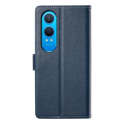 DF-012 For OnePlus Nord CE4 Lite 5G Case Litchi Texture Leather Magnetic Clasp Wallet Stand Phone Cover